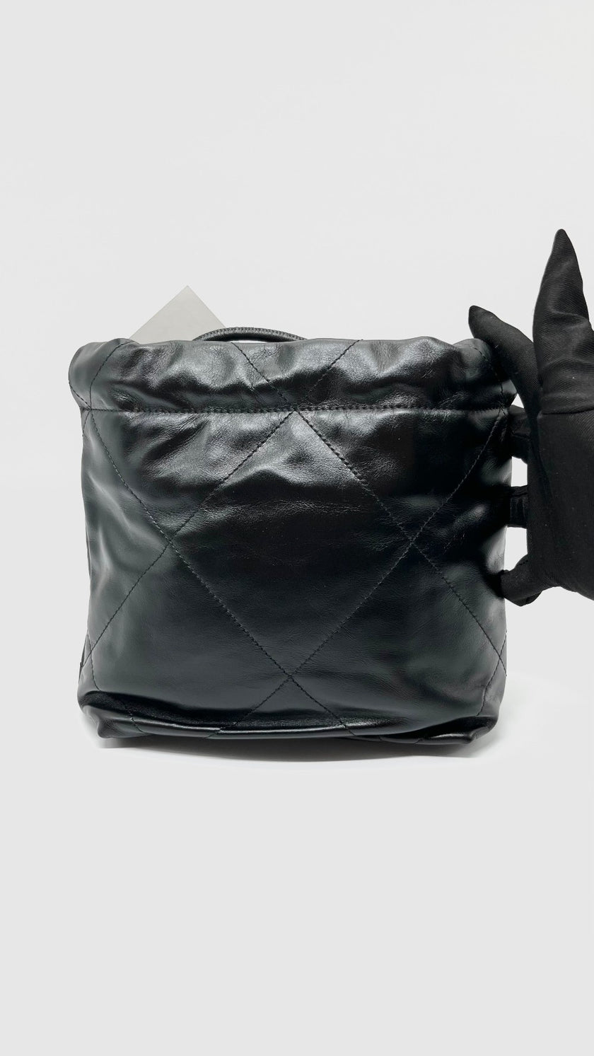 Brand New. Chanel 22 Mini Black SHW. ELE868AR|5275