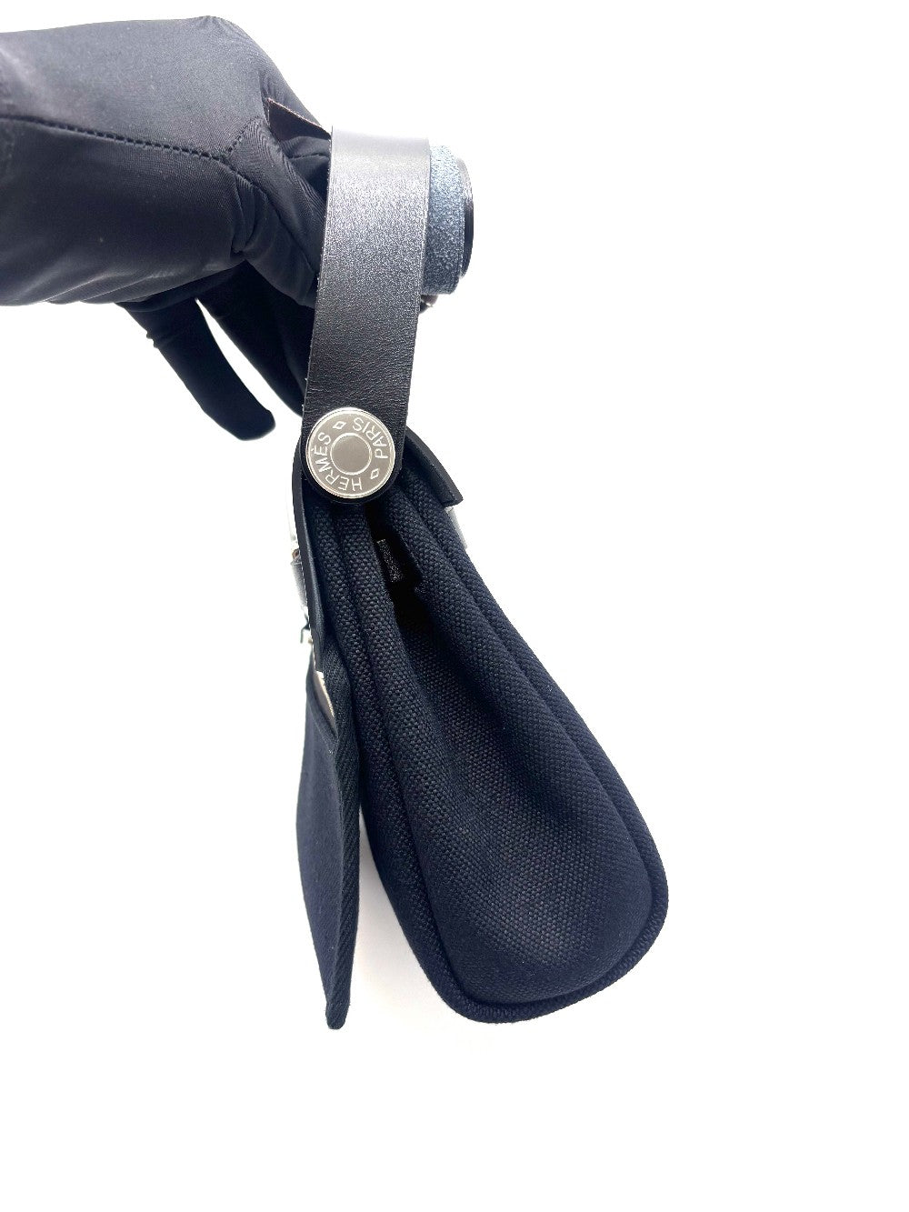 Brand New. Hermes Mini Herbag Black PHW. GUB006ZC|17911