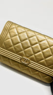 Preowned. Chanel WOC Gold Calfskin GHW. 20058446|13868