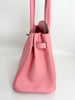 Like New. Hermes Birkin 30 Rose Confetti Epsom PHW. ZMS743KW|3919
