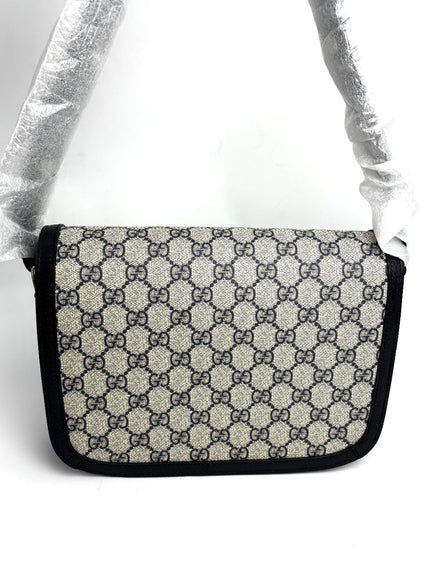 Brand New. Gucci Horsebit 1995 Small Shoulder Bag GG Supreme Canvas|12903