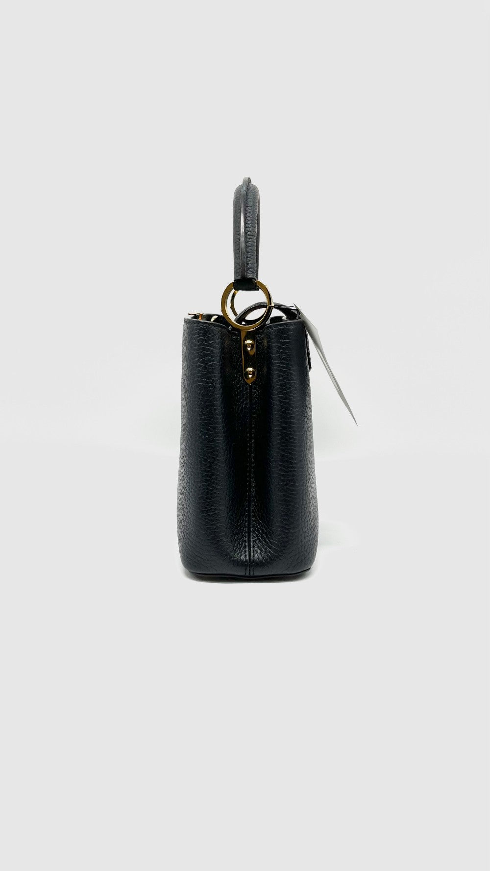 Preowned. LV Capucines BB Black GHW|12212