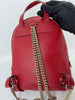 Preowned. Gucci Soho Chain Backpack Red|6394