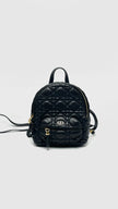 Preowned. Dior Cannage Backpack Mini Black Lambskin GHW. 62MA0251|16733