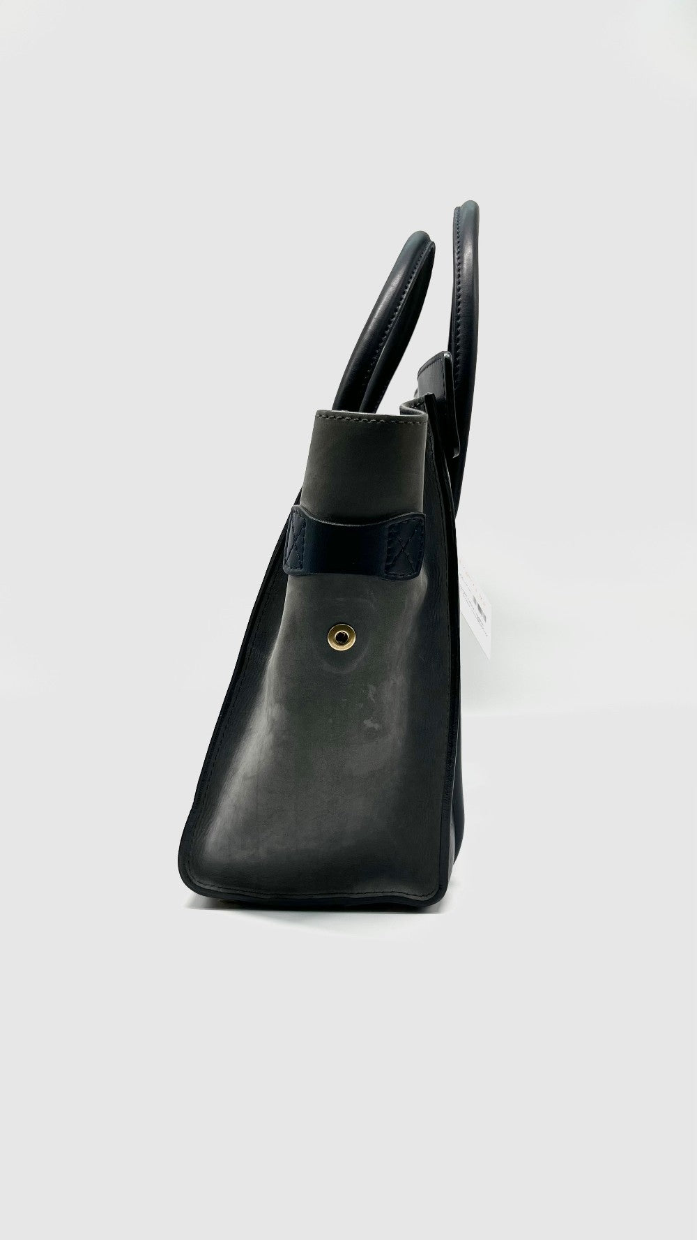 Preowned. Celine Luggage Micro Tricolor Green/Blue/Gray|12090