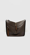 Preowned. Loewe Hammock Small Bicolor Dark Brown/Camel|16091