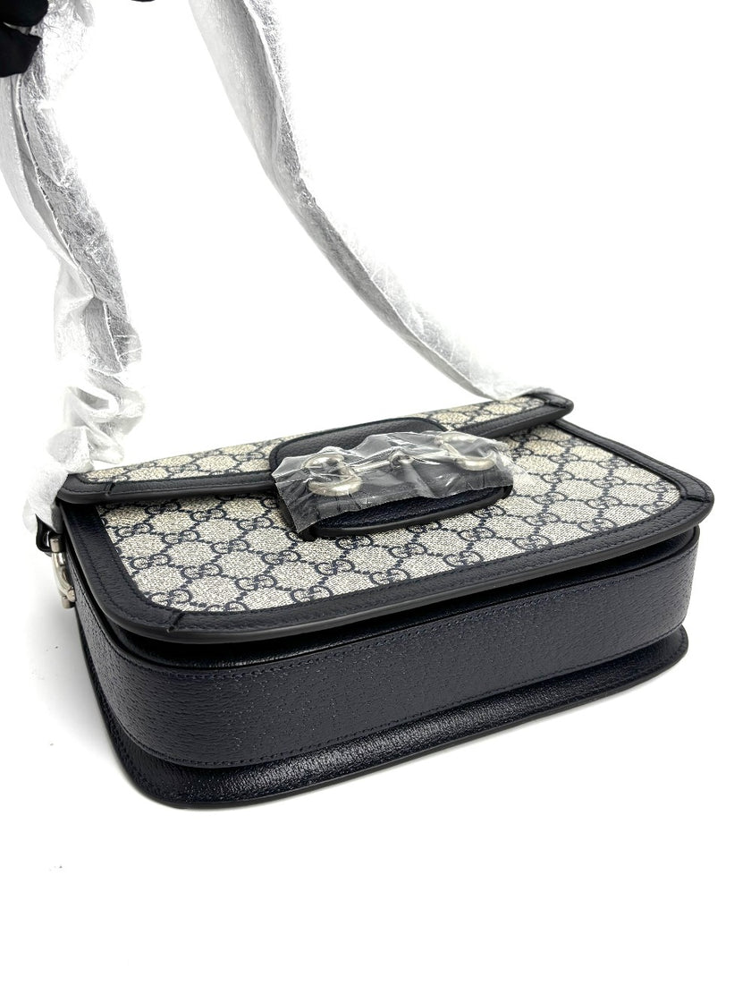 Brand New. Gucci Horsebit 1995 Small Shoulder Bag GG Supreme Canvas|12914