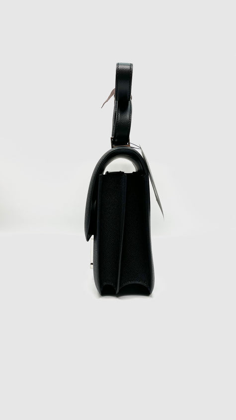 Unused. Hermes Constance 24 Black Epsom PHW. CHT917BT|9679