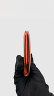 Preowned. Hermes Dogon Compact Wallet Orange. XNN005GP|9611