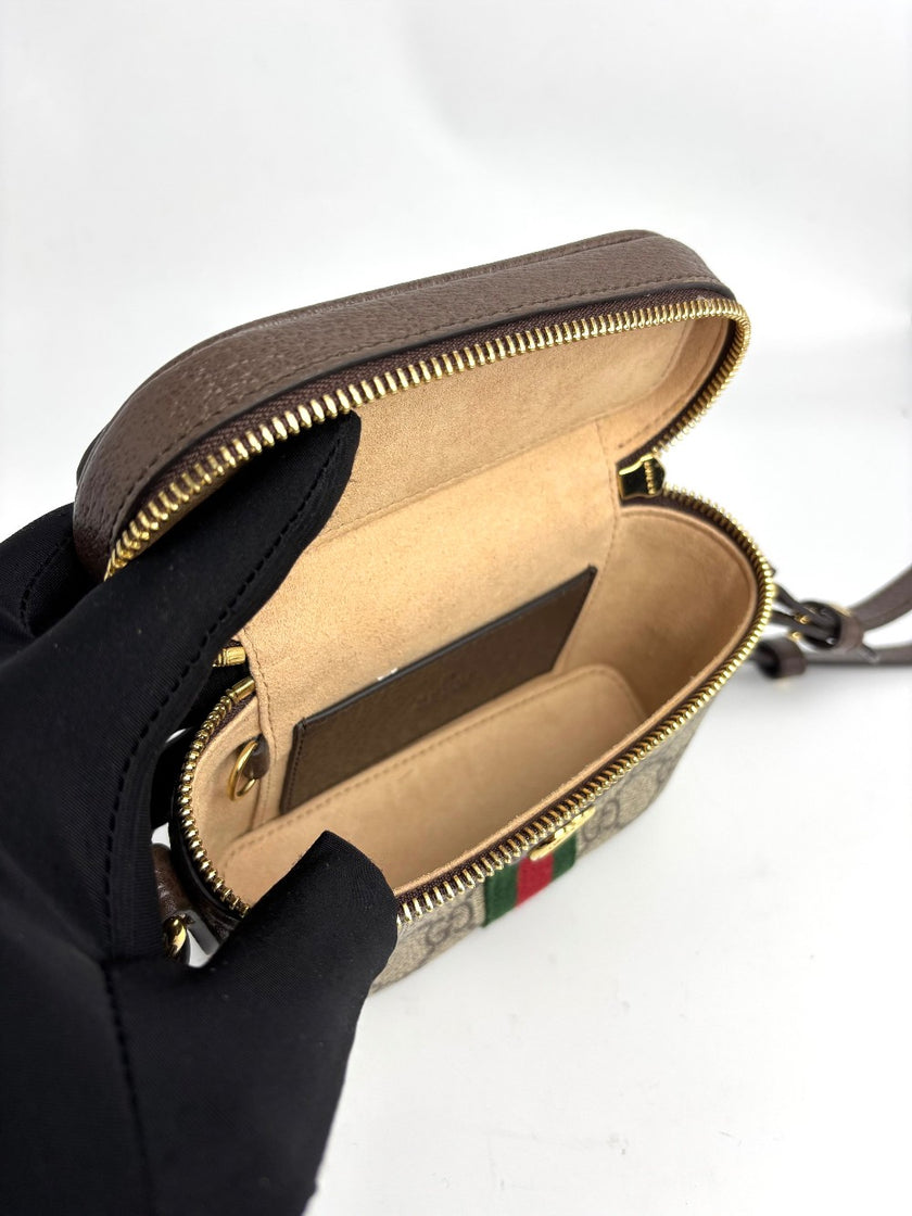 Preowned. Gucci Ophidia GG Supreme Vanity Bag. 6995322149|12884