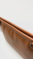 Brand New. Hermes Pilo Pouch Gold Lambskin Swift PHW. KAM004UH|7952