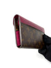 Preowned. LV Marie Lou Trifold Wallet Mono/Pink|6624