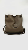 Preowned. Hermes Silky City Tote Etoupe Togo. YFM006PM|8554