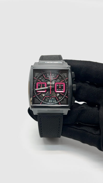 Brand New. Tagheuer Monaco Skeleton|16375