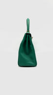 Like New. Hermes Kelly 28 Vert Vertigo Togo GHW. CGN312MU|14157