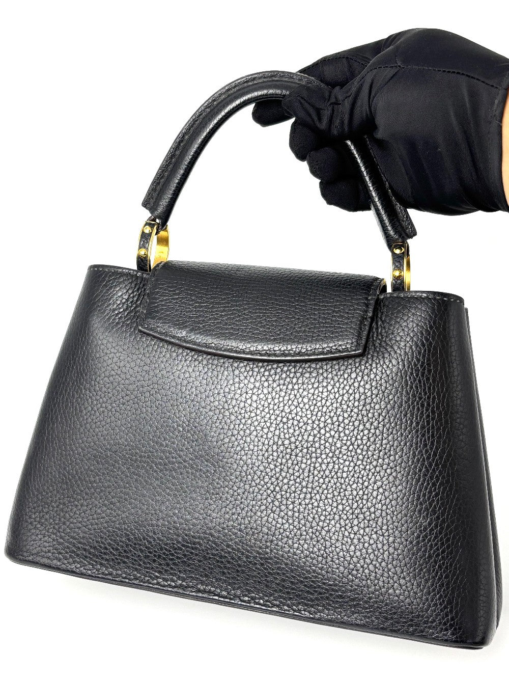 Preowned. LV Capucines BB Black GHW. SP1117|9553