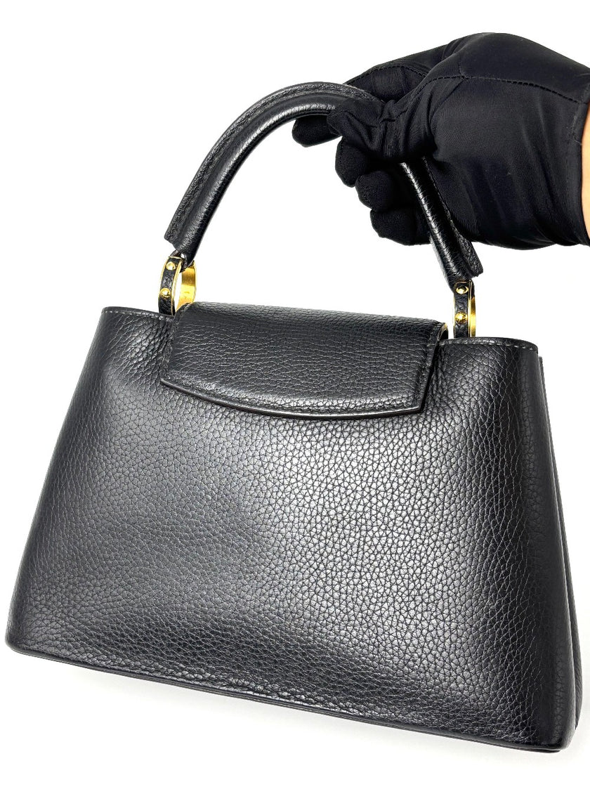 Preowned. LV Capucines BB Black GHW. SP1117|9553