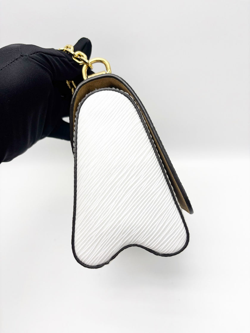 Preowned. LV Twist White PM Epi GHW. AR2200|17954