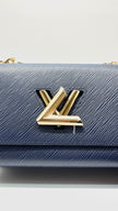 Unused LV Twist Epi MM Indigo. FL4138|9899