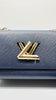 Unused LV Twist Epi MM Indigo. FL4138|9899