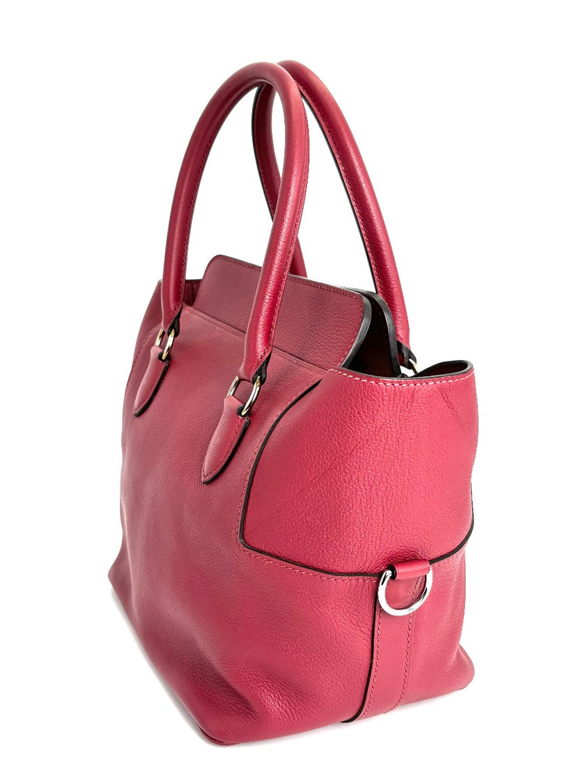 Preowned. Hermes Toolbox 20 Rouge Grenat PHW. XBY007FZ|3909