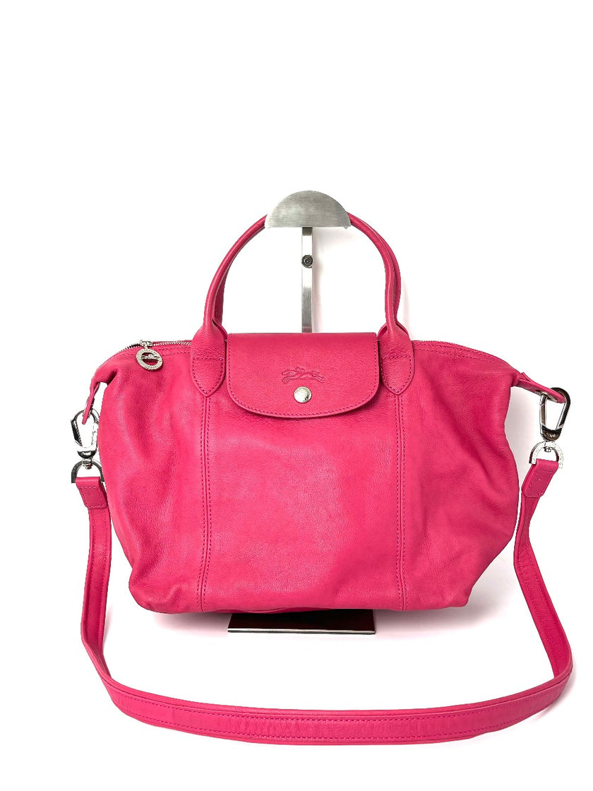 Preowned. Longchamp 2-way Pink|11192
