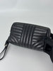 Like New. Prada Maniglia Calfskin Wrislet Black|5947