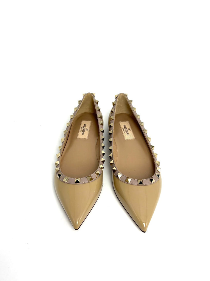 Brand New. Valentino Flats Nude. 36.5|8427