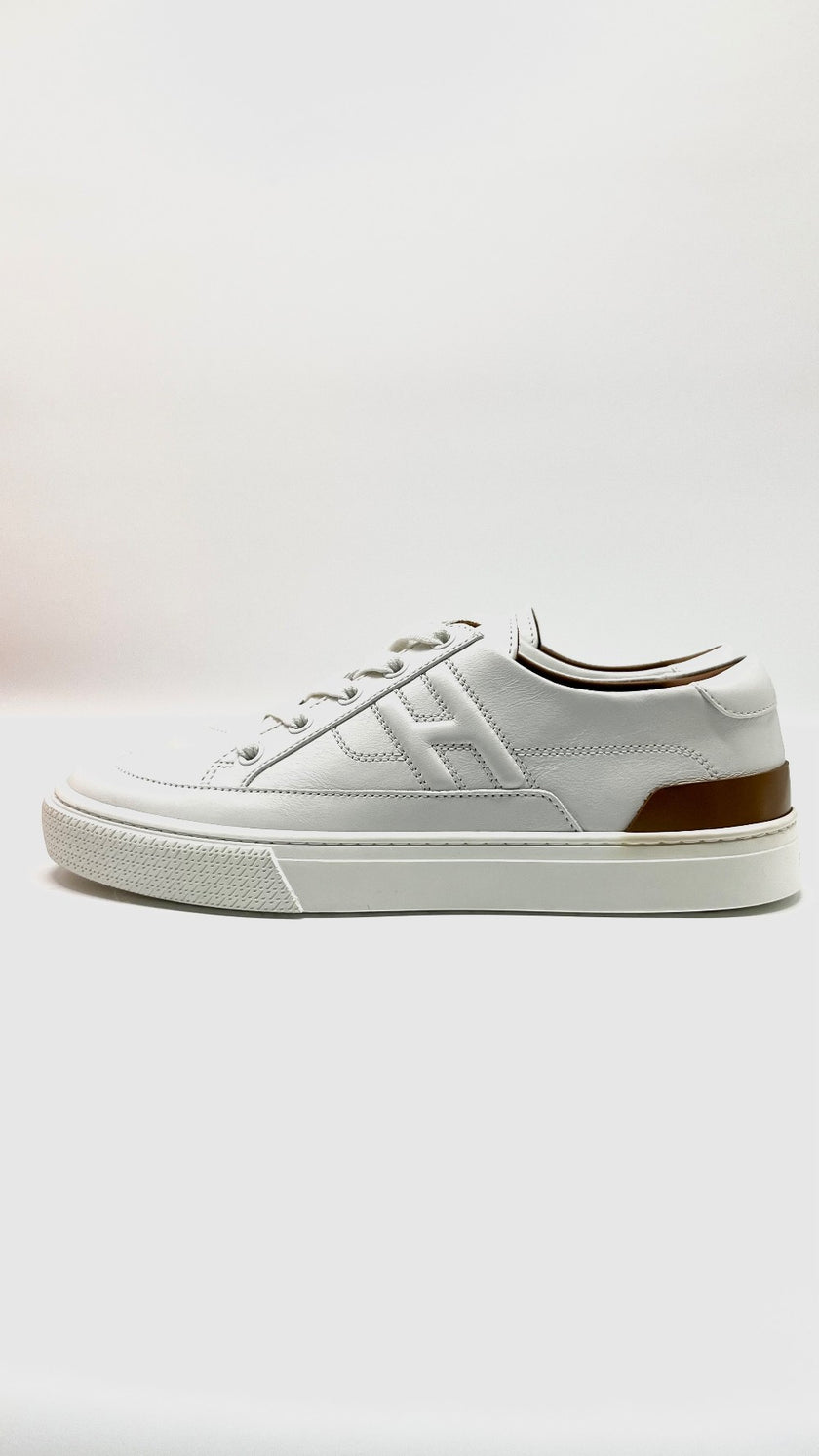 Brand New. Hermes Deep Sneakers White. 38|6929