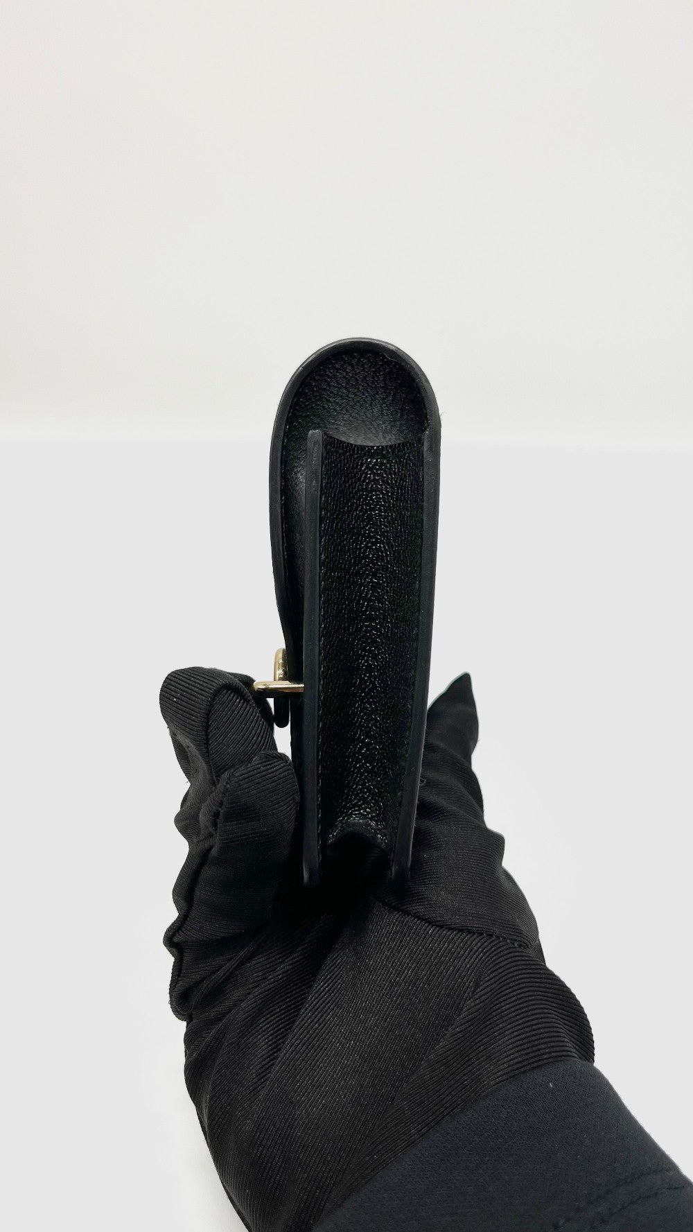 Brand New. Hermes Roulis Slim Passant Black GHW|9440