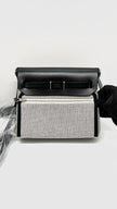 Brand New. Hermes Herbag 20 Zip Retourne Ecru/Black Canvass/Vache Hunter PHW. KAA006ZA|10232