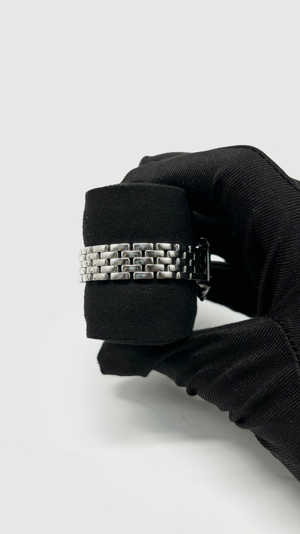 Preowned. Cartier Mini Panthere White Dial Roman All Steel 2001|10922