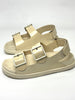 Preowned. Gucci Buckle Sandals White. 37|6457