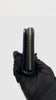 Preowned. YSL Lipstick Pattern Zip Wallet Black GHW|9603