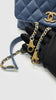 Preowned. Chanel Coco Handle Small Caviar Blue GHW. 24228917|10814