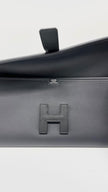 Brand New. Hermes Jige Clutch Blue Nuit/Black. WBY716BD|11924