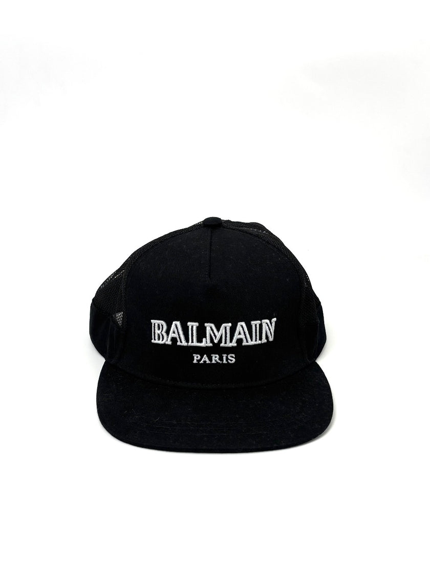 Brand New. Balmain Cap Mesh Black|6941