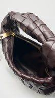 Brand New. Bottega Mini Jodie Dark Barolo GHW. R00959744S|10004
