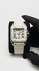 Preowned. Cartier Santos White Dial Roman White Rubber Strap 36MM|5691