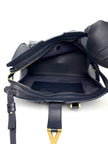 Preowned. YSL Cabas Navy Blue|6385