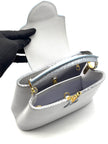 Like New. Lv Capucines BB Python Blue Grey GHW. MI1139|17211