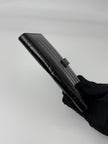 Preowned. Hermes Bearn Wallet Croc Black. Q|6969