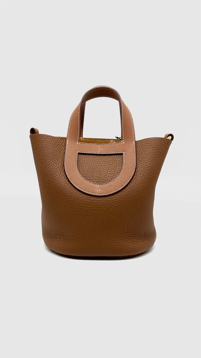 Brand New. Hermes In The Loop 18 Gold Clemence GHW. WFM003PM|5157