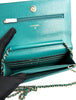 Like New. Chanel WOC Bluegreen. 30836980|4104