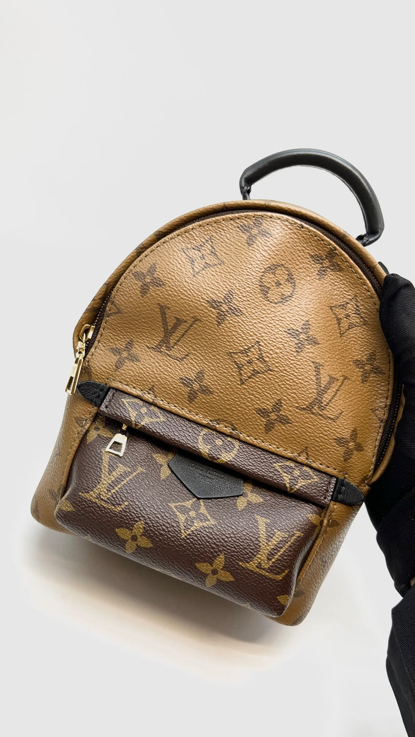 Like New. LV Palmspring Mini Mono Reverse GHW. FL4137|16877