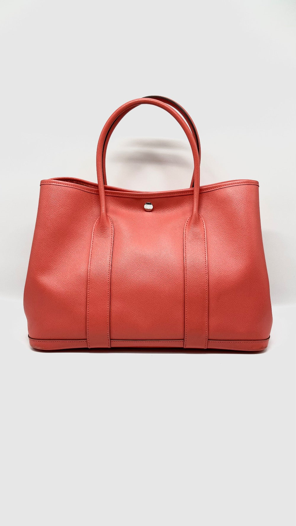 Preowned. Hermes GPT 36 Rose Jaipur Epsom PHW. AM003UH|11734