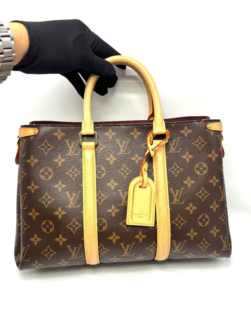 Preowned. LV Soufflot Monogram Canvas MM GHW Microchip|17994