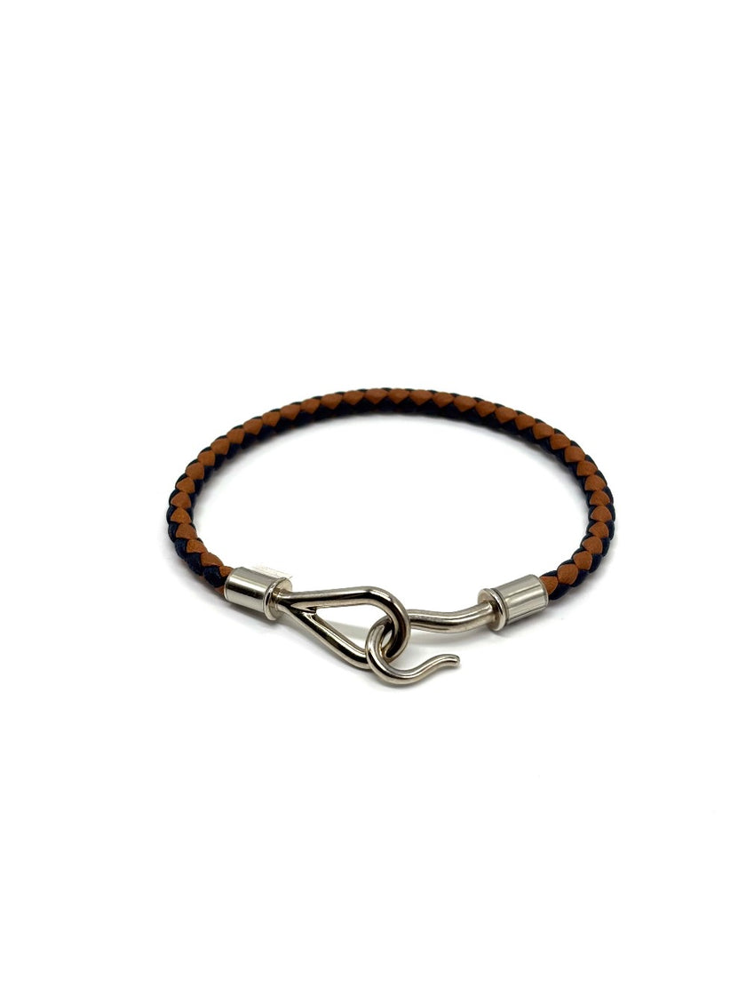 Brand New. Hermes Jumbo Bracelet Navy/Gold|8894