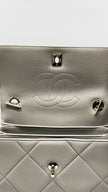 Preowned. Chanel Trendy Small Gray Lambskin GHW. 28739111|8292