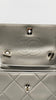 Preowned. Chanel Trendy Small Gray Lambskin GHW. 28739111|8292